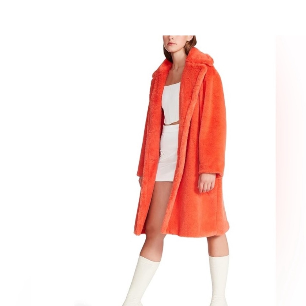 Coat in neon coral - Picture 5 of 5